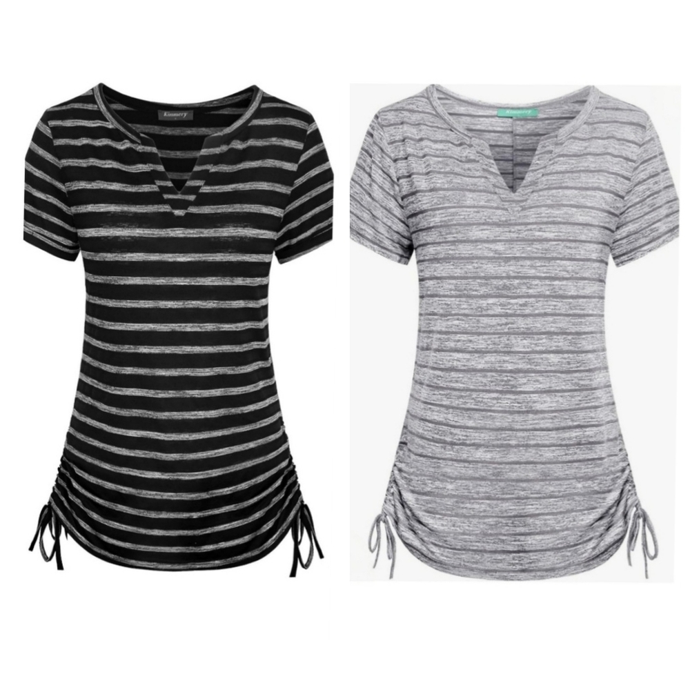 Kimmery Notch V-neck Shirt Bundle